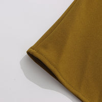 Earthtone Dress Women Solid Color round Neck Irregular Asymmetric Shawl Dress - Modestly Vogue 