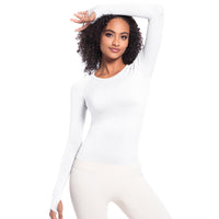 Women’s Long Sleeve Round Neck Fitness Yoga Running Top