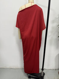 Women’s Yellow Satin Maxi Dress – Elegant Summer Style - Modestly Vogue 