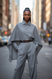 Spring Summer Famous Designer Shirt Trousers Two Piece Sets - Modestly Vogue 