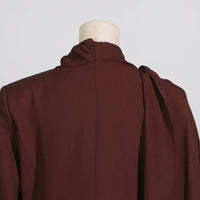 Elegant Comfort Casual Slim Fit Polo Collar Solid Color Long Trench Coat - Modestly Vogue 