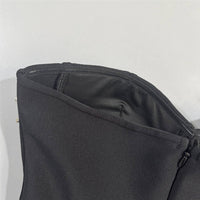 Tube Top Bandage One Piece Dress Niche Party Skinny Long Evening Dress