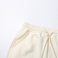 Neutral Draping Stitching Tied Drawstring Adjustable Slimming High Waist Straight Solid Color Casual Pants Women