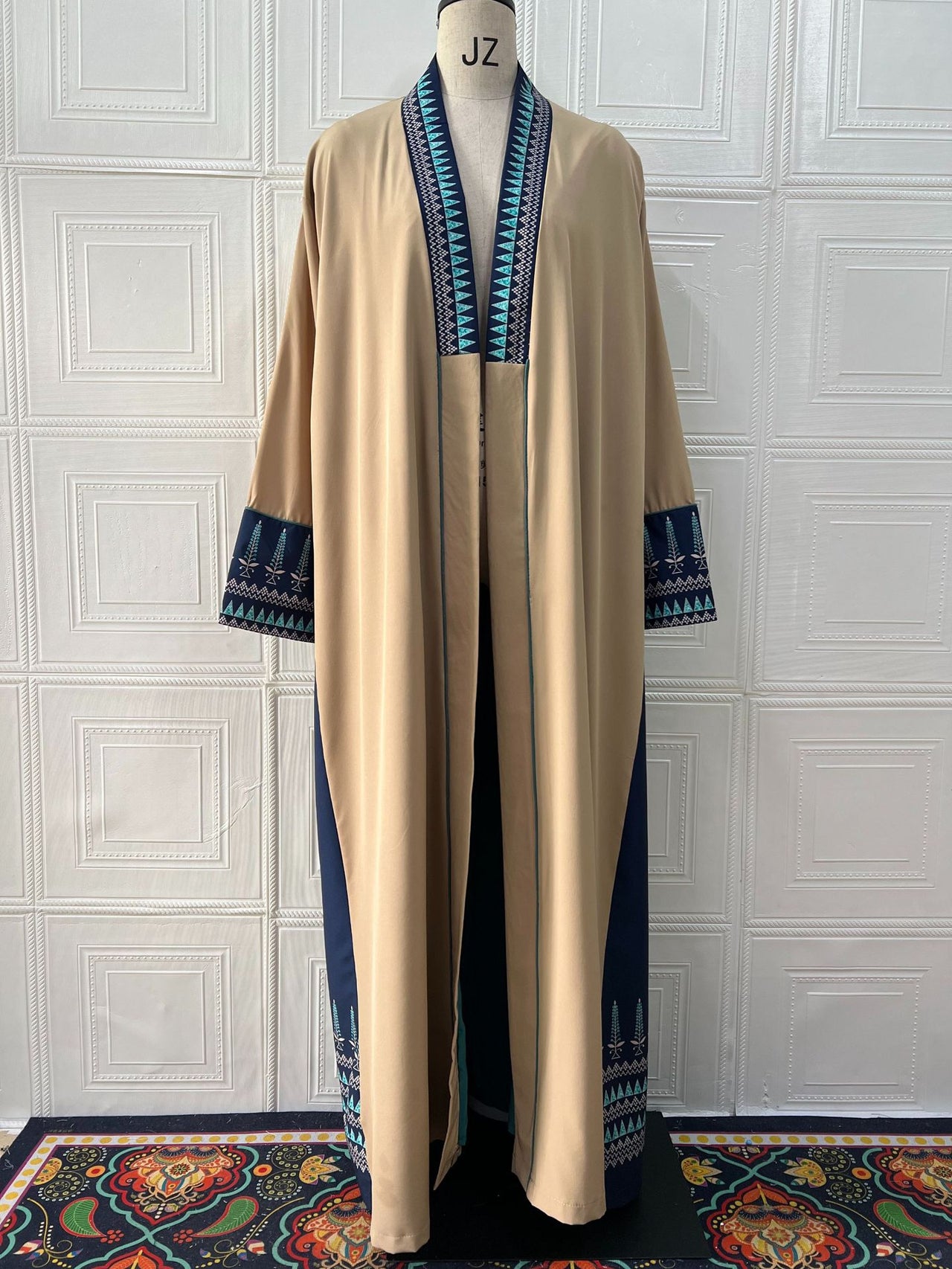 Designer Casual Mid-Length Abaya Kimono