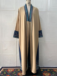 Designer Casual Mid-Length Abaya Kimono