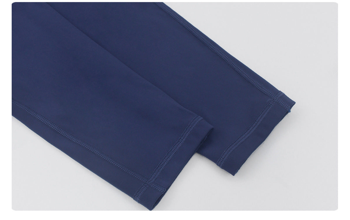 Contrast Color High-Waist Yoga Pants – Hip Lift Sports Tights for Women