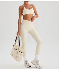 Nude Feel Yoga Pants for Women – High Waist Quick Drying Running Trousers