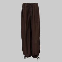 Women Clothing Autumn High Waist Loose Lace up Trousers All Matching Comfortable Casual Pants