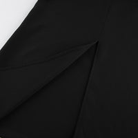 The Structured Button Detail Midi Dress - Modestly Vogue 