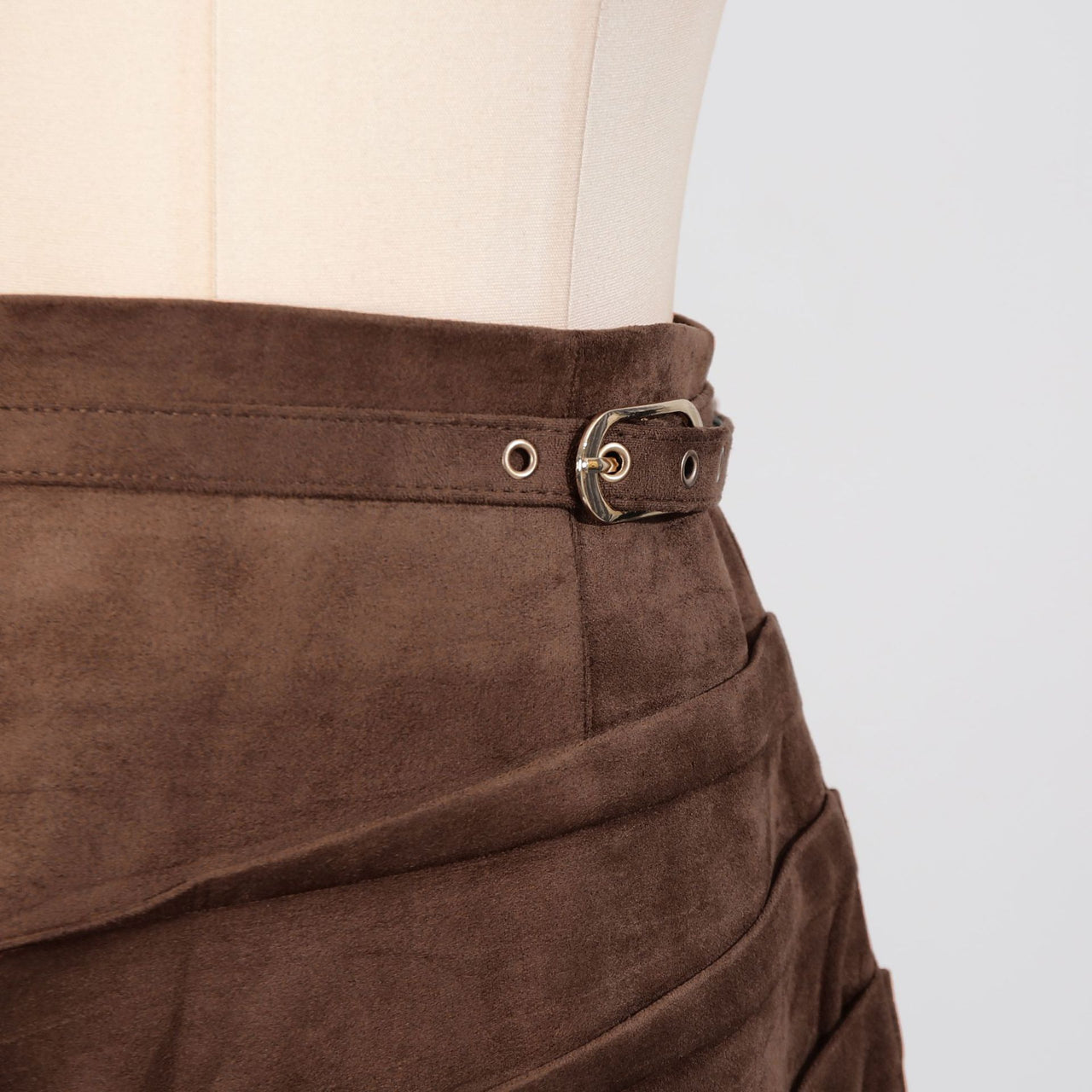 Personalized Street High Slit Long Skirt Autumn Pleating Lace up Fashionable Niche Skirt