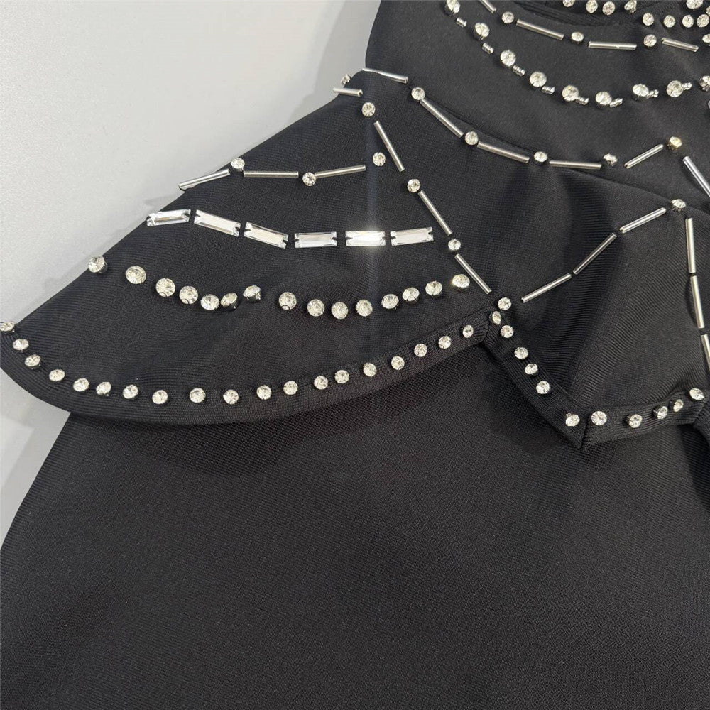 Tube Top Bandage One Piece Dress Niche Party Skinny Long Evening Dress