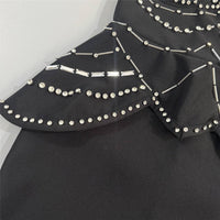 Tube Top Bandage One Piece Dress Niche Party Skinny Long Evening Dress