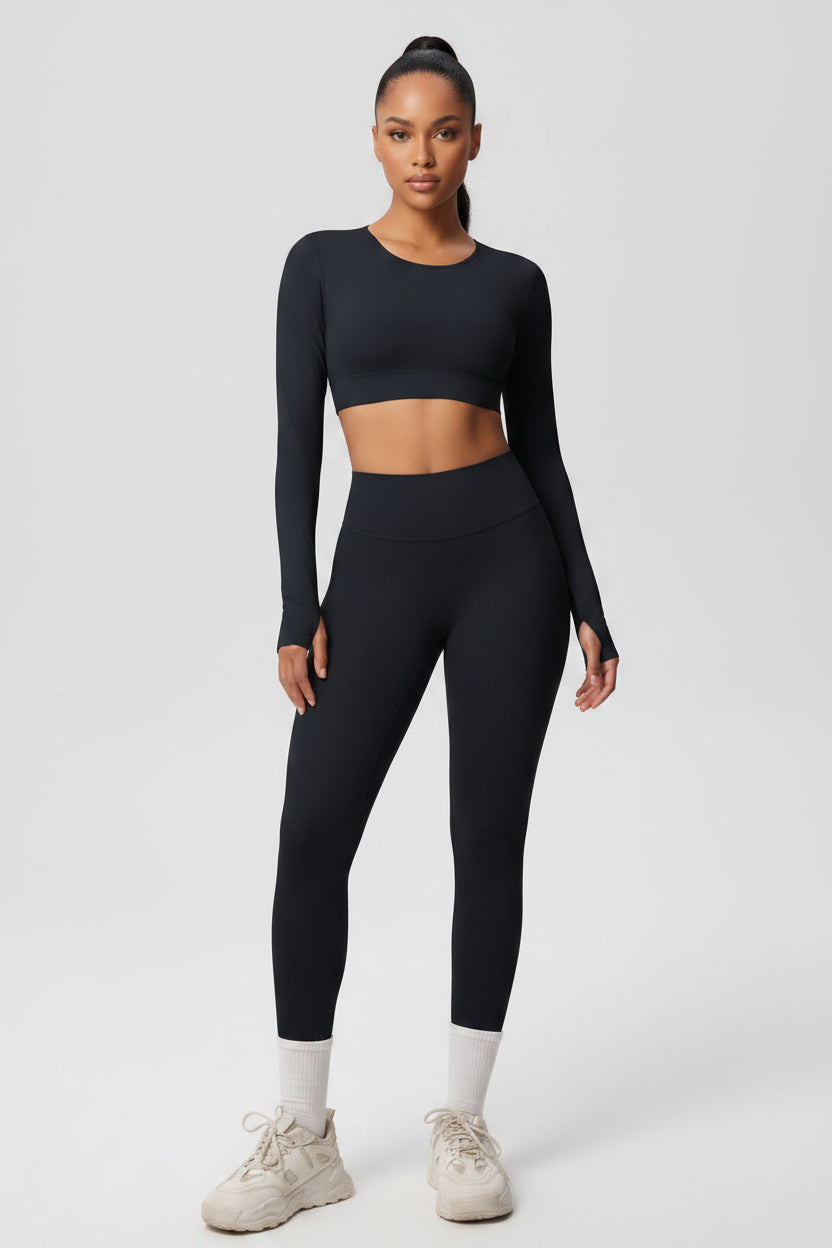 Blue Studio Sculpt Women’s Exercise Set – Soft & Breathable - Modestly Vogue 