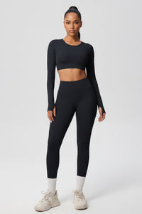 Blue Studio Sculpt Women’s Exercise Set – Soft & Breathable - Modestly Vogue 