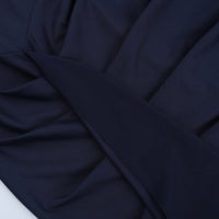 Private Wear Socialite Long Sleeve Thin Strap Slim Dress Autumn Winter Ruffled Maxi Dress - Modestly Vogue 