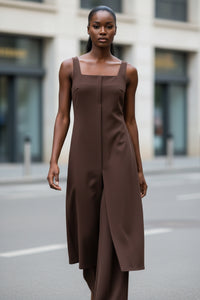 Layered Wide-Leg Pant Set - Modestly Vogue 