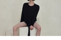 Women’s Short Cotton Lace-Up Yoga Fitness Sweater