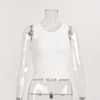 Knitted Vest Women Summer Solid Color Slim Thread Inner Wear Blouse Short Vest - Modestly Vogue 