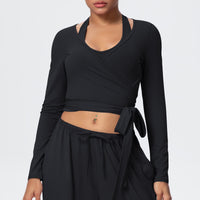 Brushed Yoga Long Sleeve Strap – Personalized Yoga & Fitness Wear