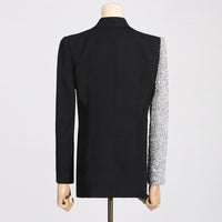 Tailored Draping Trendy Blazer Jacket - Modestly Vogue 