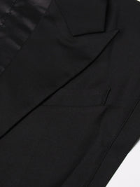 Crocodile Pattern Leather Stitching Blazer Fabric Vest Personalized Cut Stylish Adjustable Jacket - Modestly Vogue 