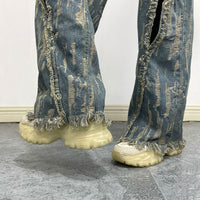 Retro High Street Tassel Skinny Jeans - Modestly Vogue 