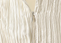 Pleated Floral Ruffled Dress – Asymmetric Retro Summer Style - Modestly Vogue 