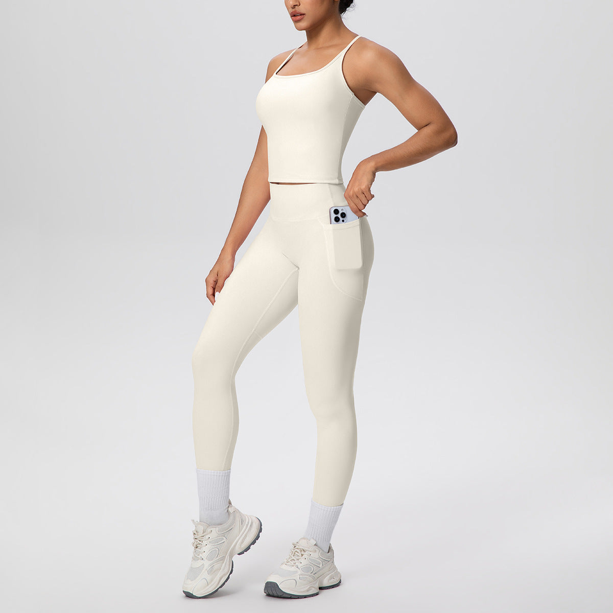 Studio Sculpt Nude Feel Running & Yoga Set - Modestly Vogue 