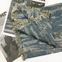 Retro High Street Tassel Skinny Jeans - Modestly Vogue 