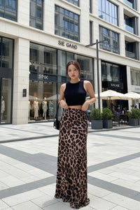 Women’s Satin Maxi Skirt – Elegant Summer Silk Style - Modestly Vogue 