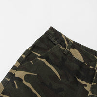 Earthtone High Street Retro Denim Camouflage Pants - Multi Pocket Workwear for Women