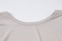 Women’s Slim Fit Long Sleeve Backless Solid Color Top