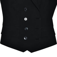 Neutral Autumn Elegant Maxi Skirt Sleeveless Vest Pleated Dress Two Piece Set - Modestly Vogue 