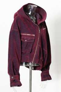 Women’s Asymmetric Retro Short Denim Jacket – Spring Autumn