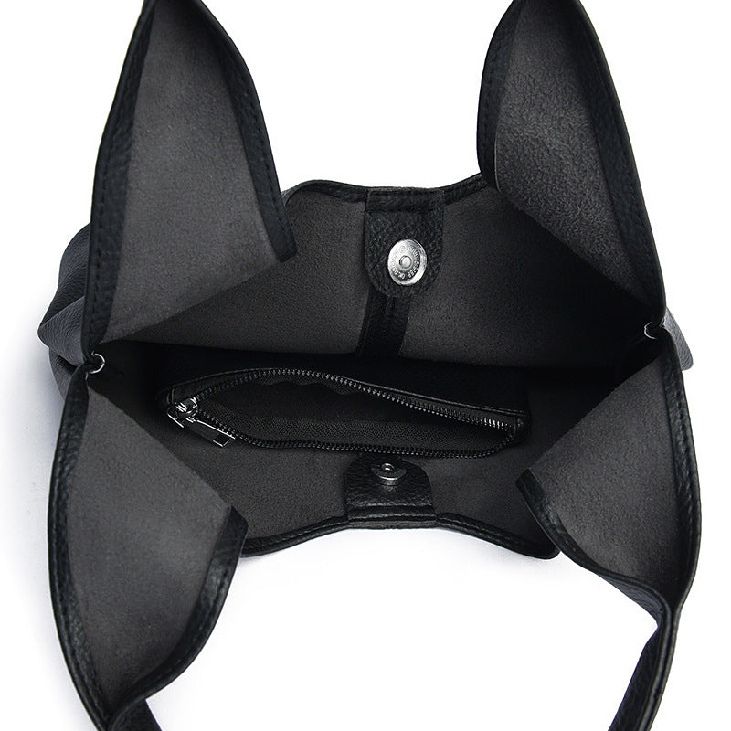 Soft Leather Large Shoulder Bag Purse - Modestly Vogue 