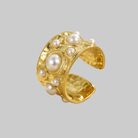 Multi Gem Cuff Ring - Modestly Vogue 