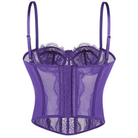 Women’s Lace Camisole with Built-In Bra and Pads