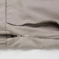 Office Casual Large Collared Pleated Sleeves Work Pant Two Piece Sets - Modestly Vogue 