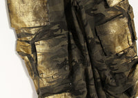 Women’s Retro Camouflage Cargo Pants – Loose Straight Fit