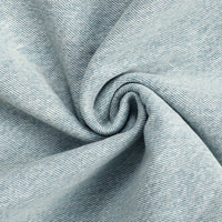 Blue Denim Jeans Sleeveless Two Piece Set - Modestly Vogue 