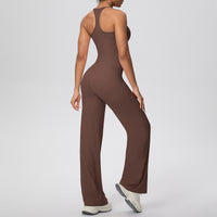 Micro Brushed Solid Color H Shaped Yoga Wear Set