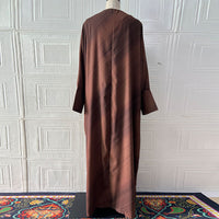 Multi Colored Long Open Abaya Kimono - Modestly Vogue 