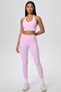 7125 Halter Bra 7100 Trousers Suit-Cherry Blossom Pink