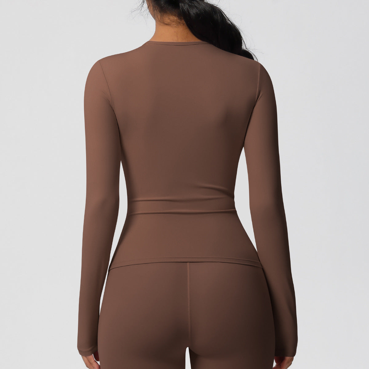 Nude Feel Brushed Slimming High-Strength Yoga & Running Long Sleeve