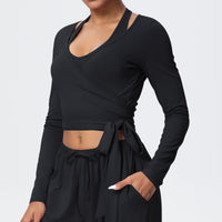 Brushed Yoga Long Sleeve Strap – Personalized Yoga & Fitness Wear