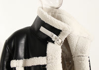 Women’s Color Contrast Patchwork Long Overcoat – Autumn Winter