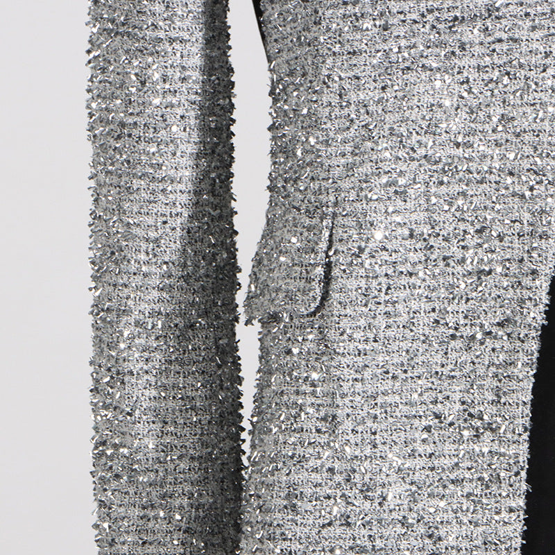 Tailored Draping Trendy Blazer Jacket - Modestly Vogue 