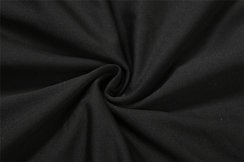 Fall Women’s Round Neck Long Sleeve Sheath Ribbon Dress