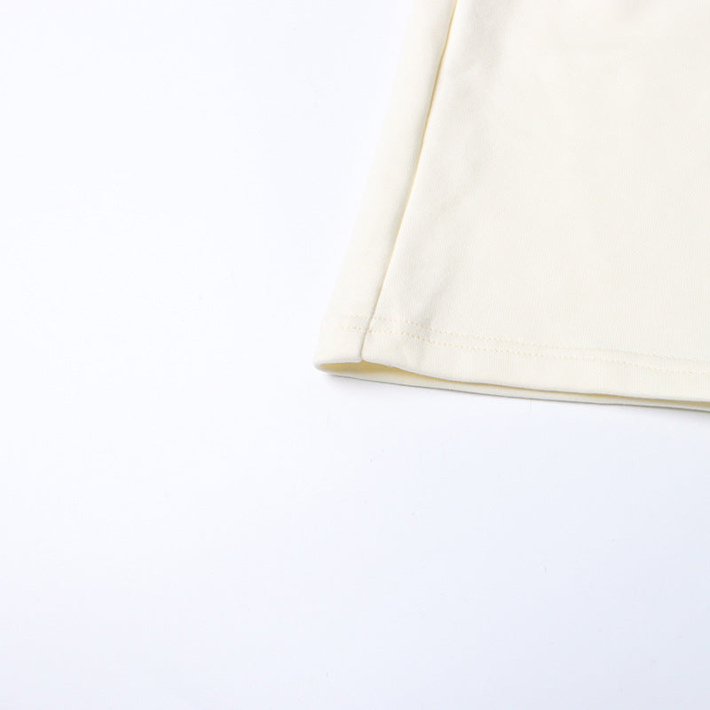Neutral Draping Stitching Tied Drawstring Adjustable Slimming High Waist Straight Solid Color Casual Pants Women