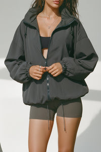 Women Clothing Autumn Yoga Sports Zipper Long Sleeve Coat - Modestly Vogue 